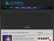 Tablet Screenshot of luminavp.com.au